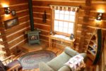 prayer cabins Westrom Prayer Cabin Living Area Overview
