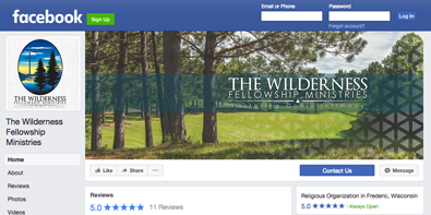 Wilderness Fellowship Facebook Page